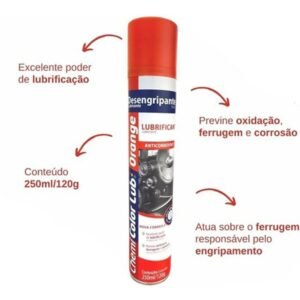 Kit 6 Oléo Desengripante Spray Chemicolor Lubrificante 250ml