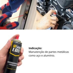 Desengripante M500 Spray 250ml Para Aço E Alumínio