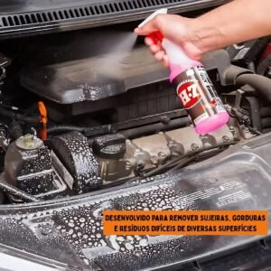 Kit 2 Desengraxante H7 Limpeza Automotiva Com Borrifador