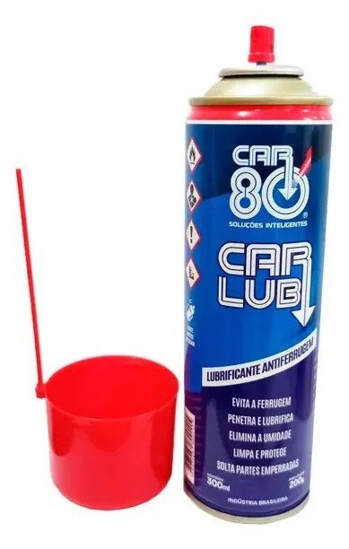 Kit 12 Car80 Car Lub 300ml Desengripante Lubrificante Carlub