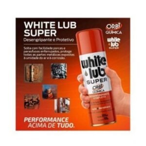 Desingripante Lubrificante Desengraxante Anti Ferrugem Spray White Lub 300ml Orbi Quimica