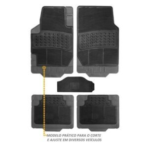 Tapete Automotivo Borracha Preto