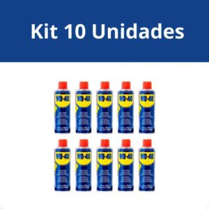 Kit 10 Wd 40 Desengripante Lubrificante Multiuso Spray 300ml Incolor