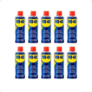 Kit 10 Wd 40 Desengripante Lubrificante Multiuso Spray 300ml Incolor