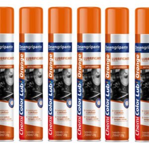 Kit 6 Oléo Desengripante Spray Chemicolor Lubrificante 250ml