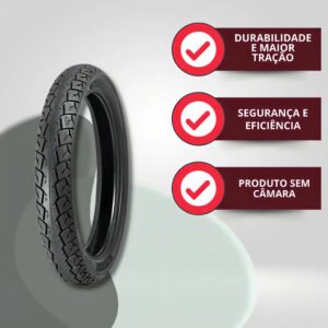 Pneu Traseiro Levorin Matrix 90/90-18 Reforcado Sem Camara