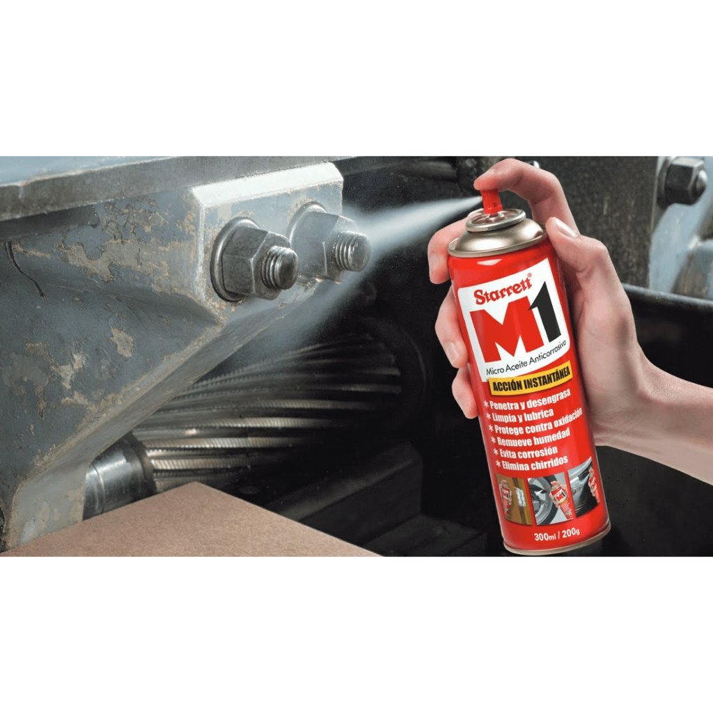 Óleo Desengripante M1 Anticorrosivo Multiuso 300ML Starret - Imagem 5