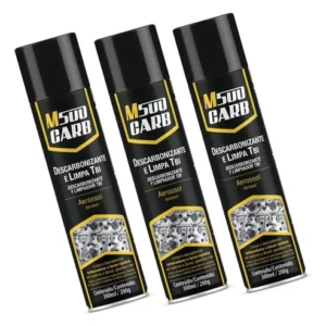 Kit Com 03 Descarbonizante Limpa Carburador E Tbi M500 300ml
