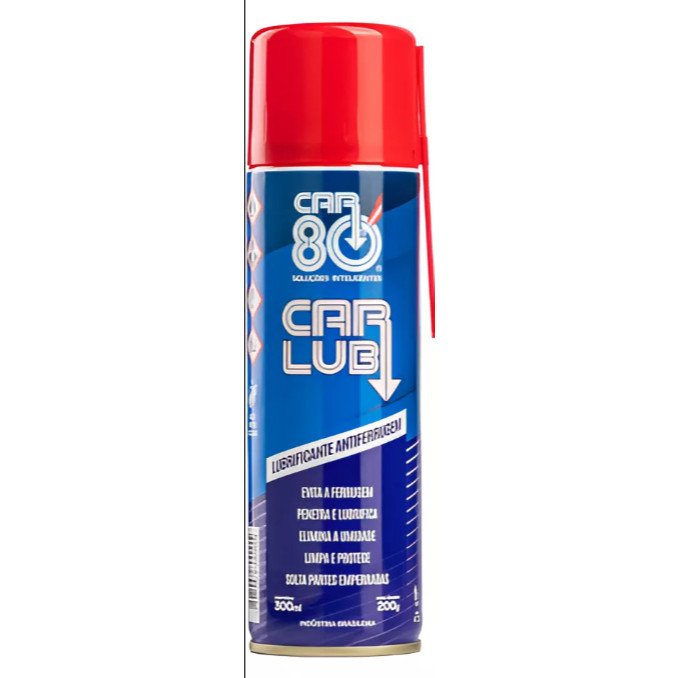 Spray Car Lub lubrificante desengripante anti-ferrugem 300ml - SN02 - Imagem 6