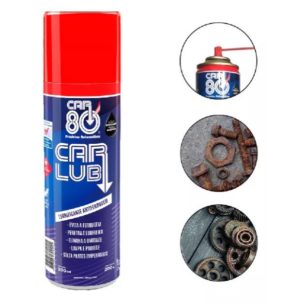 Spray Car Lub lubrificante desengripante anti-ferrugem 300ml - SN02 - Imagem 4