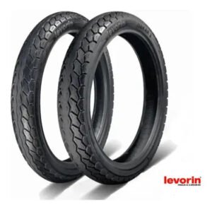 2 Pneus Levorin Dakar 2 S/câmara Cg Titan 90/90-18 80/100-18