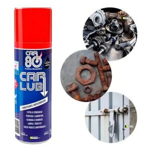 Desengripante Anticorrosivo Carlub Car 80 Spray 300ml Para Ferrugem Azul