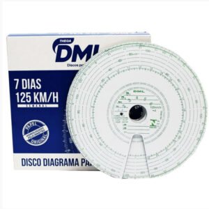 Disco Tacógrafo 7 Dias 125km Dml X10un
