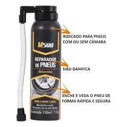 Reparador Pneu Moto/bicicleta M500 150ml