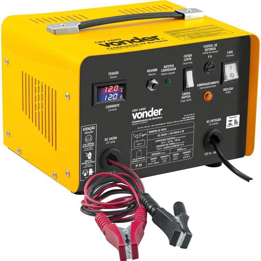 Carregador Bateria 12v 150a Vonder 127v